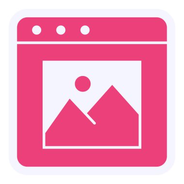 Web Tasarım Vektörü Sembol Tasarımı 