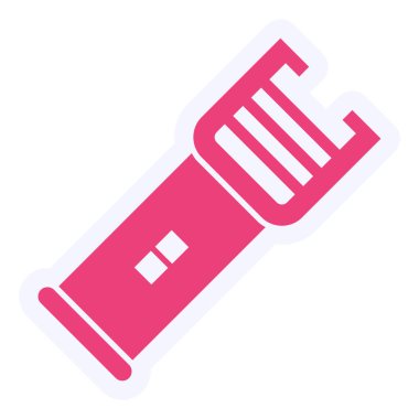 Şok tabancası. Web simgesi basit illüstrasyon