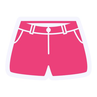 color vector icon illustration of casual apparel 