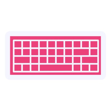 Bir klavye vektör çizim 