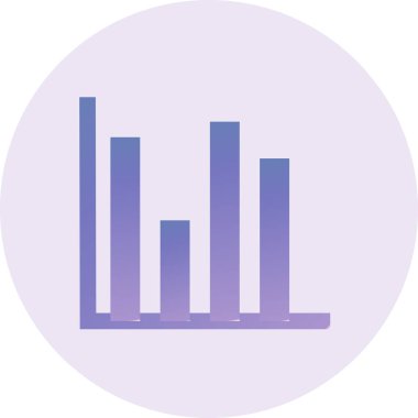 Grafik simgesinin vektör illüstrasyonu
