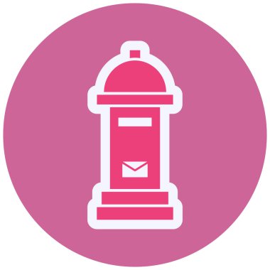 Mailing color  icon, vector illustration