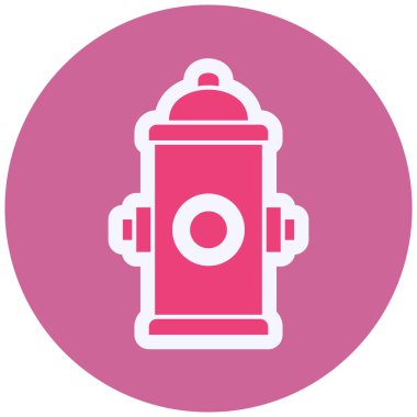 Eşsiz ateş vektörü simgesi modern basit tasarım