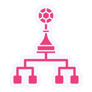 pyramid building icon. vector illustration