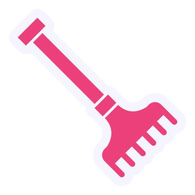 Tırmık. Web simgesi basit illüstrasyon