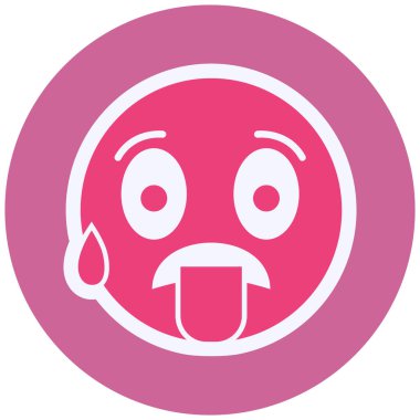 face hot. simple design