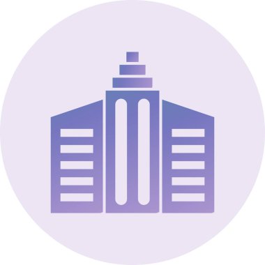 Bina. Web simgesi basit tasarım