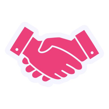 El sıkışma simgesi vektör illüstrasyonu