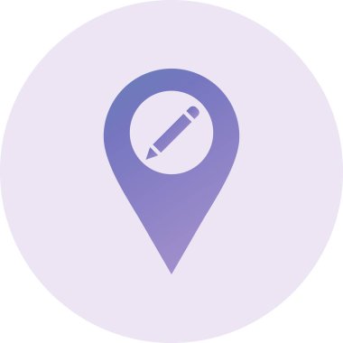 location web icon, simple vector illustration 