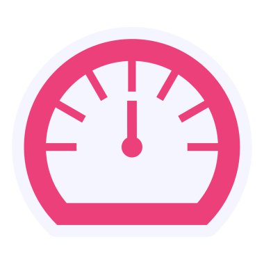 Hız Testi Modern ikon vektör çizimi