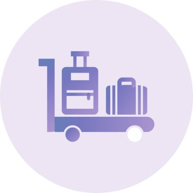 vector illustration of Luggage