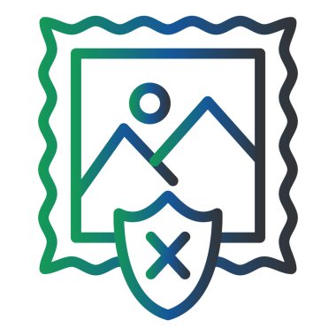 Tasarım Reddi Vektör Kabartma Simgesi Tasarımı 