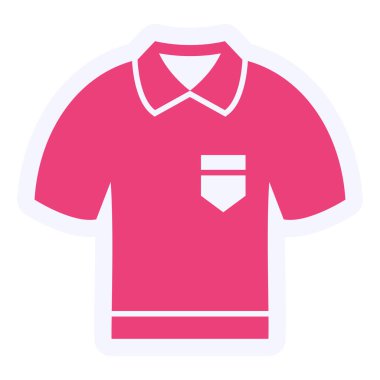 Gömlek. Web simgesi basit illüstrasyon