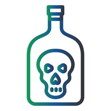 Poison bottle. simple design
