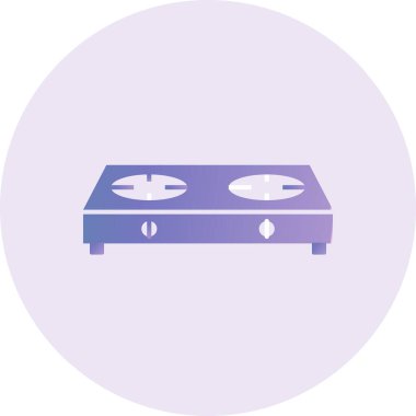 Fırın. Web simgesi basit illüstrasyon