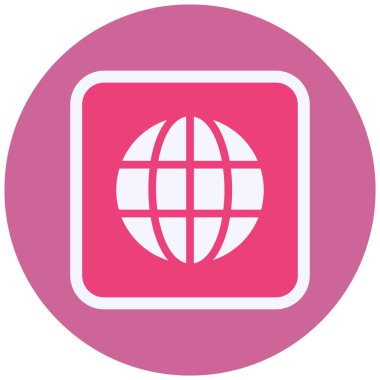 Dünya haritası. Basit resimleme