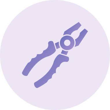 vector illustration of a Plier  icon