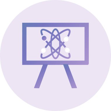 Karatahta modern simge vektör illüstrasyonu