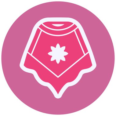 beautiful flower vector line icon