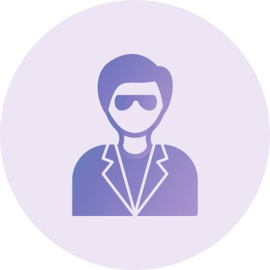 person Scientist. web icon vector illustration