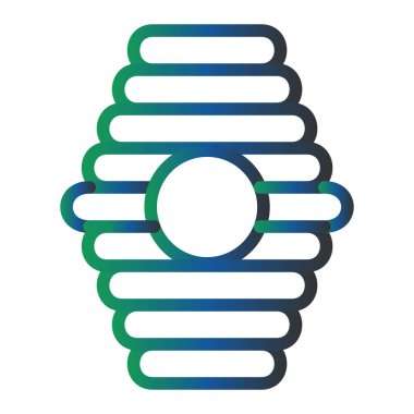 Bir bitki simgesinin vektör illüstrasyonu