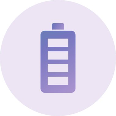 web icon simple illustration of Battery