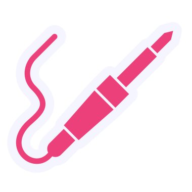 ruj simgesi vektör çizimi