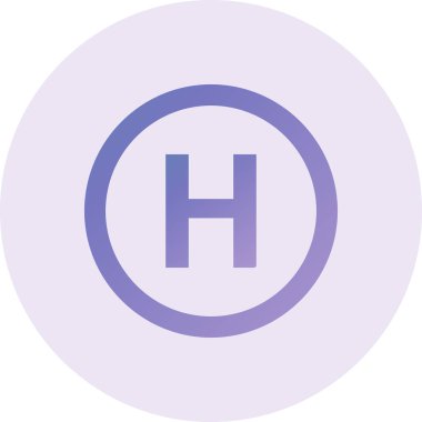 Hastane Simgesi Vektör İllüstrasyonu