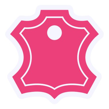 Bir etiketin vektör illüstrasyonu