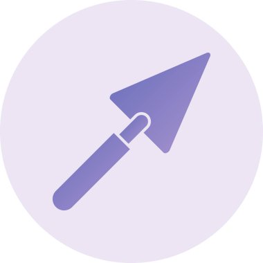 Trowel simge vektör illüstrasyonu