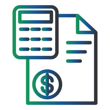 Para için. Web simgesi basit illüstrasyon