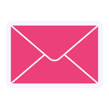 message web icon simple illustration
