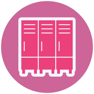 storage cabinet icon. simple web illustration