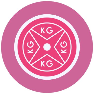 illustration of a circular Weight Plates  icon