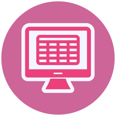 Izgara Vektörü Şekil Simgesi Tasarımı 