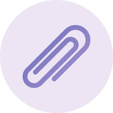 beyaz arkaplanda ataç simgesi