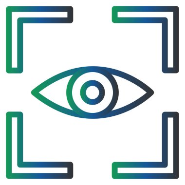 eye icon, vector illustration. Vision 