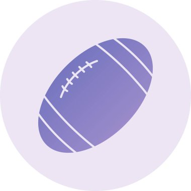 vector illustration of american Rugby ball