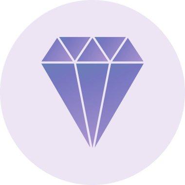 Elmas vektör simgesi modern illüstrasyon 