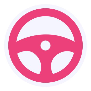 Direksiyon Vektörü Kabartma Simgesi Tasarımı 