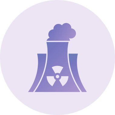 Nuclear science experiment vector illustration
