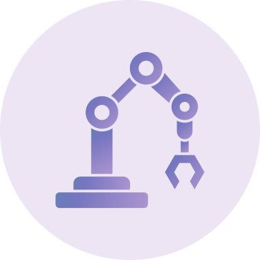 Robot kolun vektör illüstrasyonu