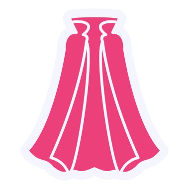 Kadın Burun simgesinin vektör illüstrasyonu