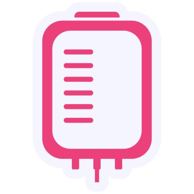 kan ikonu, vektör illüstrasyonu