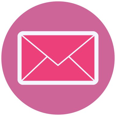 Mektup. Web simgesi basit illüstrasyon 