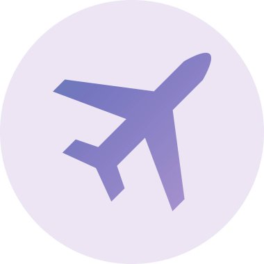 airplane icon, web simple illustration