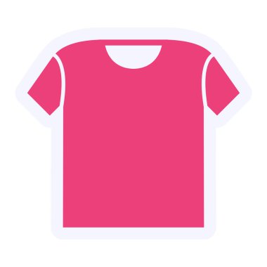 color vector icon illustration of casual apparel 