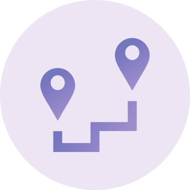 konum. Web simgesi basit illüstrasyon