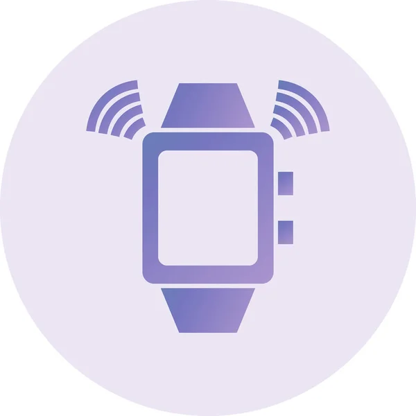 Tracker Watch Modern Icon Vector Illustration — Stock Vector