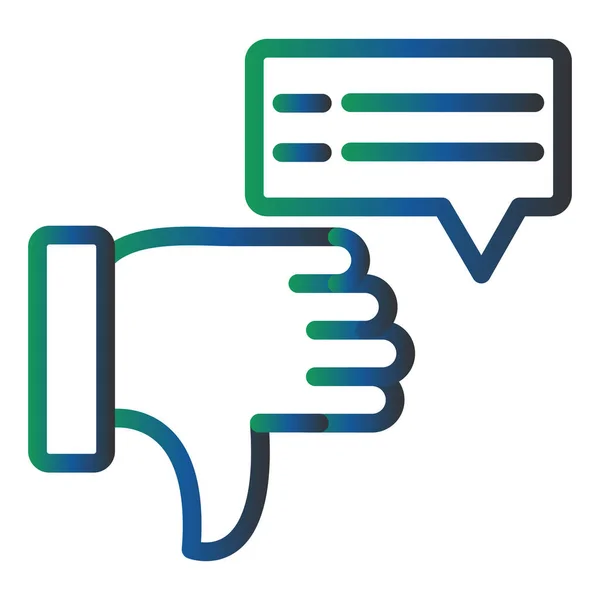 Hand Pointing Finger Icon Vector Illustration — ストックベクタ